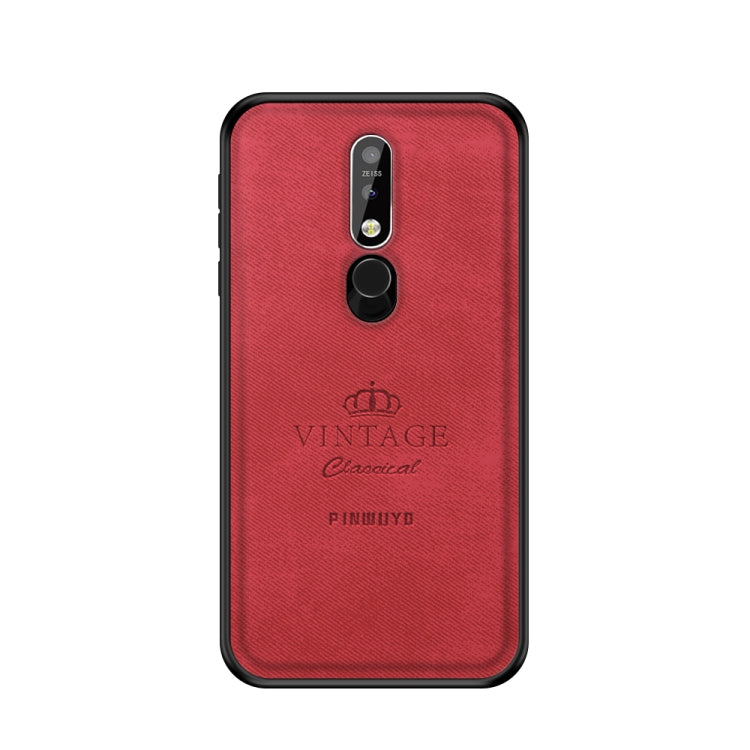 PINWUYO Shockproof Waterproof Full Coverage PC + TPU + Skin Protective Case for Nokia 7.1 (2018)