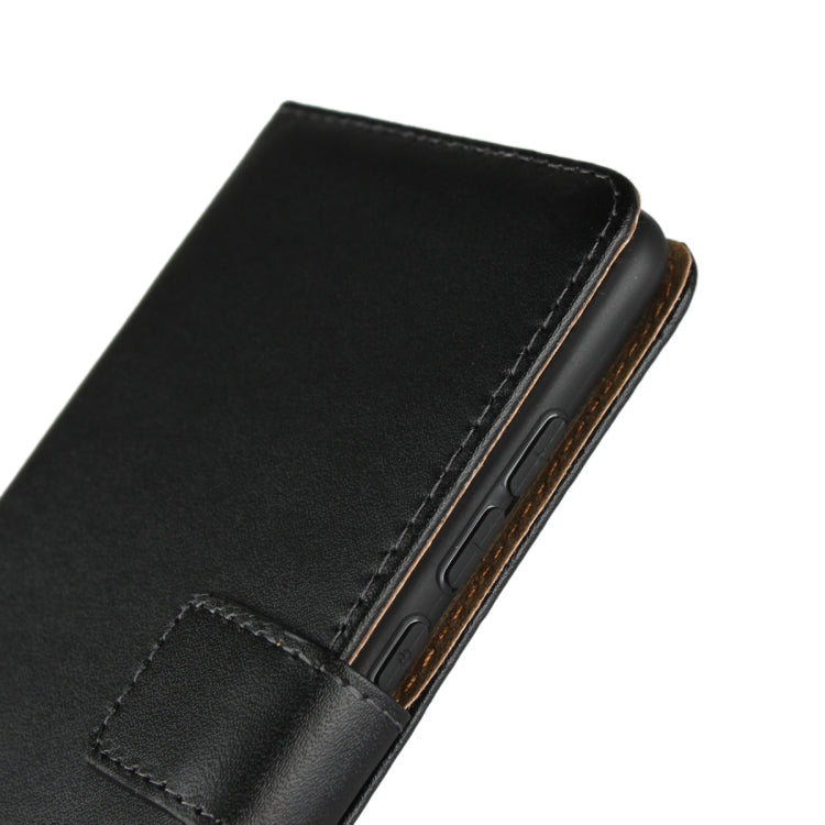 Leather Horizontal Flip Holster for Nokia 5.1 , with Magnetic Clasp and Bracket and Card Slot and Wallet(Black)