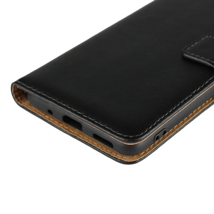 Leather Horizontal Flip Holster for Nokia 5.1 , with Magnetic Clasp and Bracket and Card Slot and Wallet(Black)