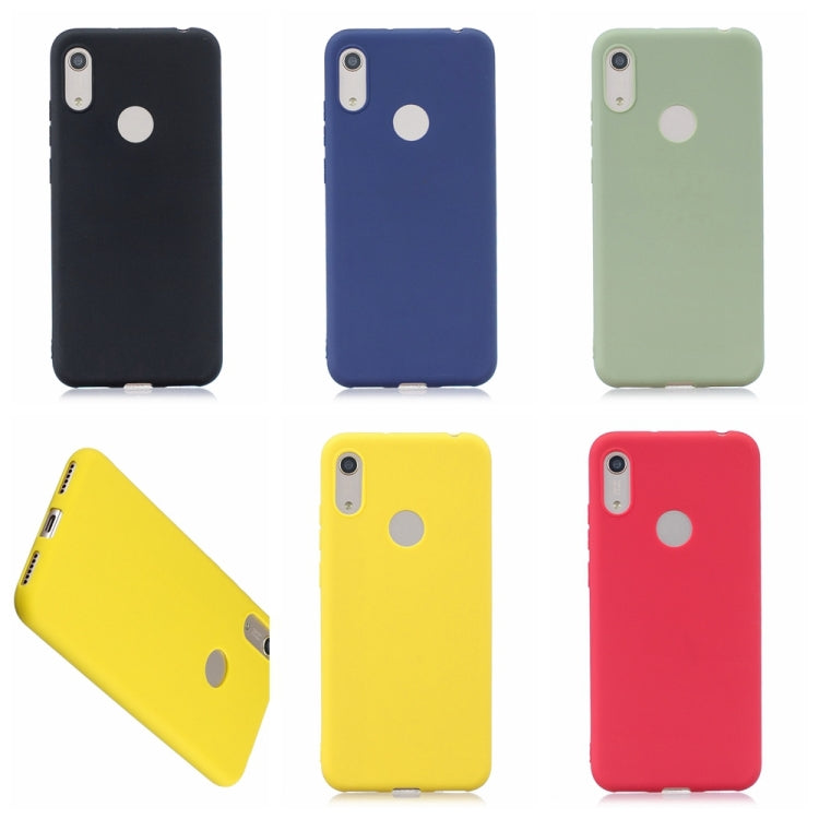 Frosted Solid Color TPU Protective Case for Huawei Honor 8A / Y6 2019