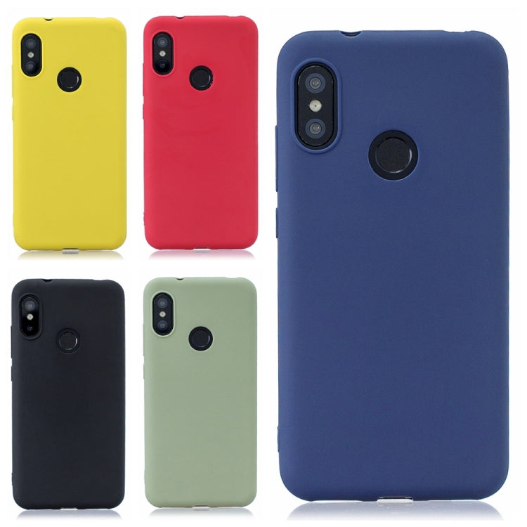 Frosted Solid Color TPU Protective Case for Xiaomi Redmi 6 Pro / Mi A2 Lite