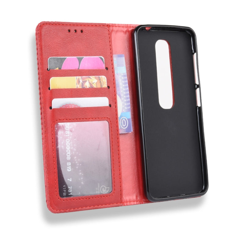 Magnetic Buckle Retro Crazy Horse Texture Horizontal Flip Leather Case for Vodafone Smart N10 (VFD630) , with Holder & Card Slots & Photo Frame