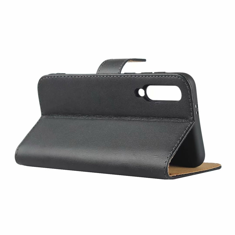 Leather Horizontal Flip Holster for Xiaomi 9 SE ,with Magnetic Clasp and Bracket and Card Slot and Wallet(Black)