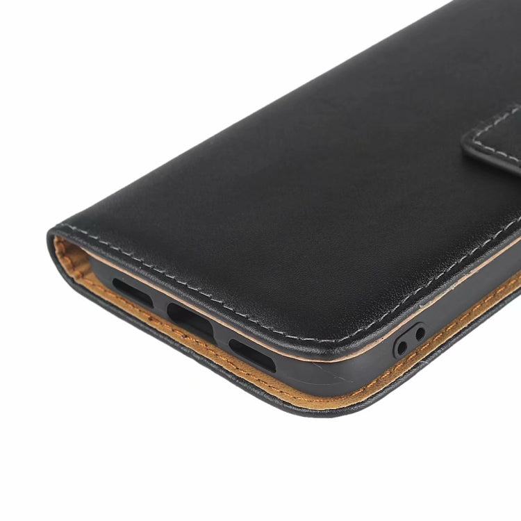 Leather Horizontal Flip Holster for Xiaomi 9 SE ,with Magnetic Clasp and Bracket and Card Slot and Wallet(Black)