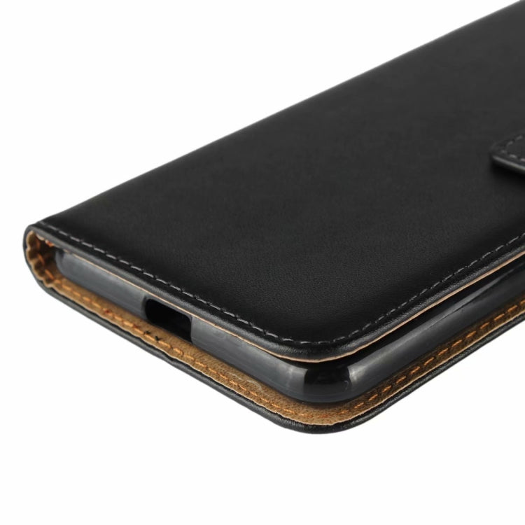Leather Horizontal Flip Holster for Google Pixel 3 XL , with Magnetic Clasp and Bracket and Card Slot and Wallet(Black)