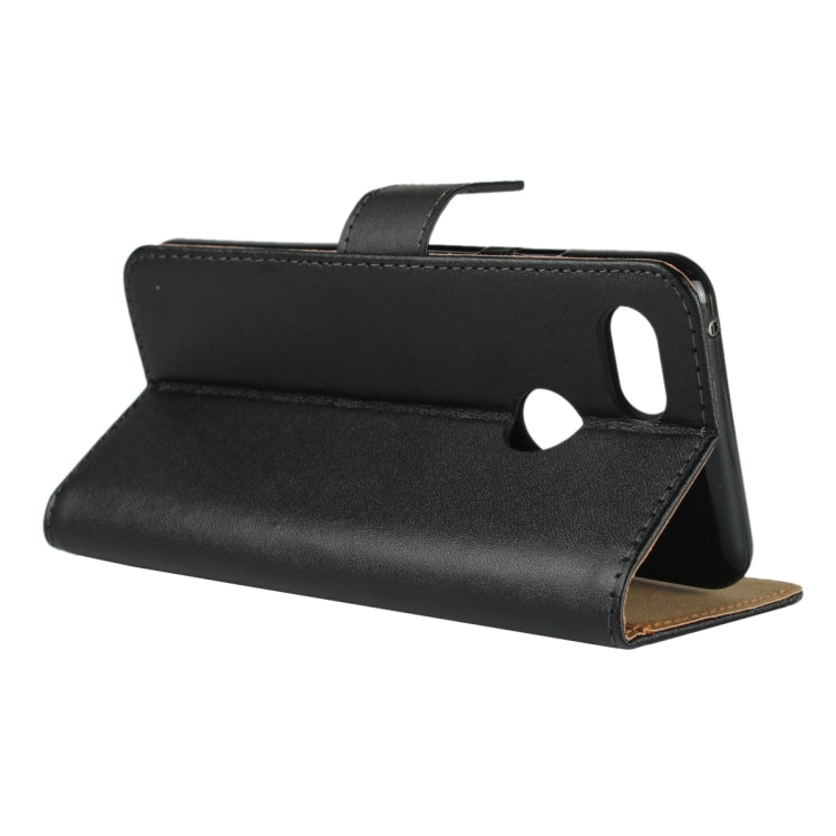 Leather Horizontal Flip Holster for Google Pixel 3 ,with Magnetic Clasp and Bracket and Card Slot and Wallet(Black)