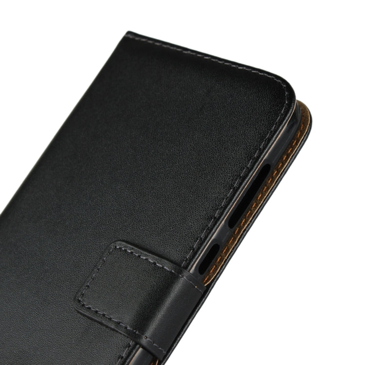 Leather Horizontal Flip Holster for Moto E5 Play ,with Magnetic Clasp and Bracket and Card Slot and Wallet(Black)