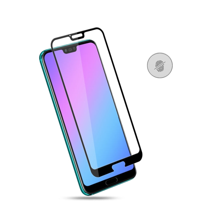 mocolo 0.33mm 9H 2.5D Full Glue Tempered Glass Film for Huawei Honor 10(Black)