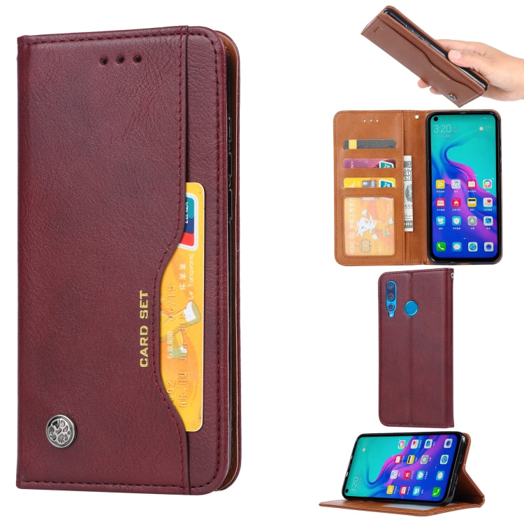 Knead Skin Texture Horizontal Flip Leather Case for Huawei P Smart Z / Y9 Prime 2019 / Nova5i, with Photo Frame & Holder & Card Slots & Wallet
