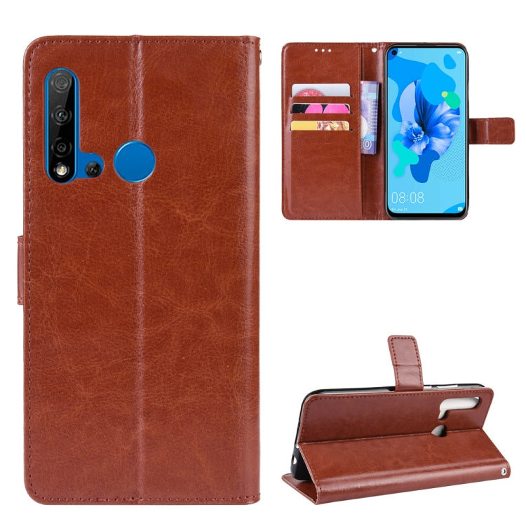 Retro Crazy Horse Texture Horizontal Flip Leather Case for Huawei P20 lite (2019) / Nova 5i, with Holder & Card Slots & Photo Frame