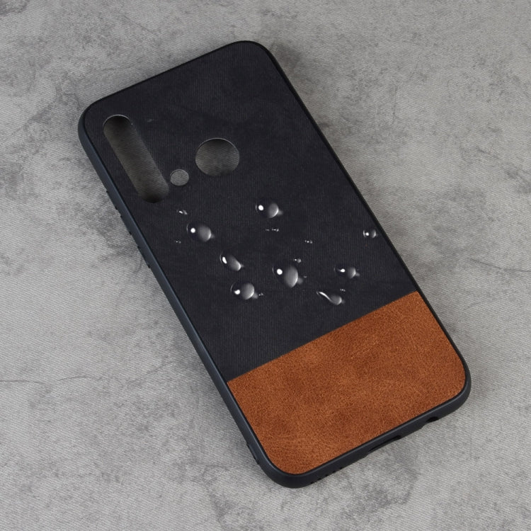 Shockproof Color Matching Denim PC + PU + TPU Protective Case for Huawei nova 5i / P20 Lite 2019