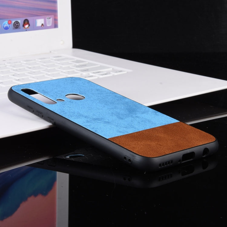 Shockproof Color Matching Denim PC + PU + TPU Protective Case for Huawei nova 5i / P20 Lite 2019
