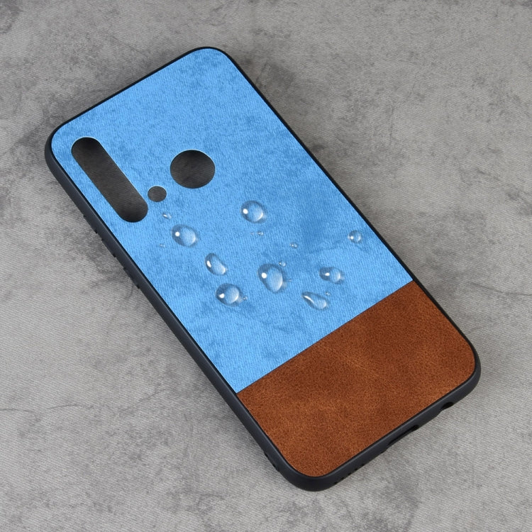 Shockproof Color Matching Denim PC + PU + TPU Protective Case for Huawei nova 5i / P20 Lite 2019