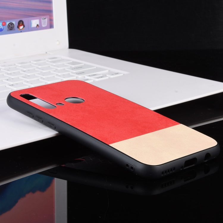 Shockproof Color Matching Denim PC + PU + TPU Protective Case for Huawei nova 5i / P20 Lite 2019