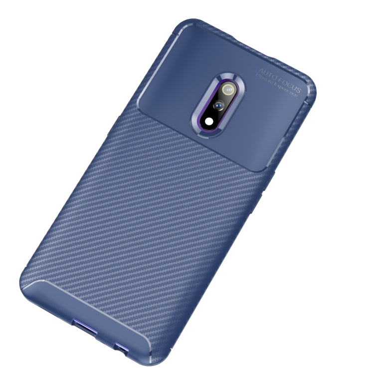 Beetle Series Carbon Fiber Texture Shockproof TPU Case for Realme X