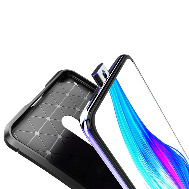 Beetle Series Carbon Fiber Texture Shockproof TPU Case for Realme X