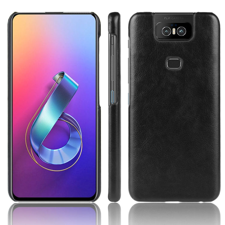Shockproof Litchi Texture PC + PU Case for Asus Zenfone 6/6Z ZS630KL