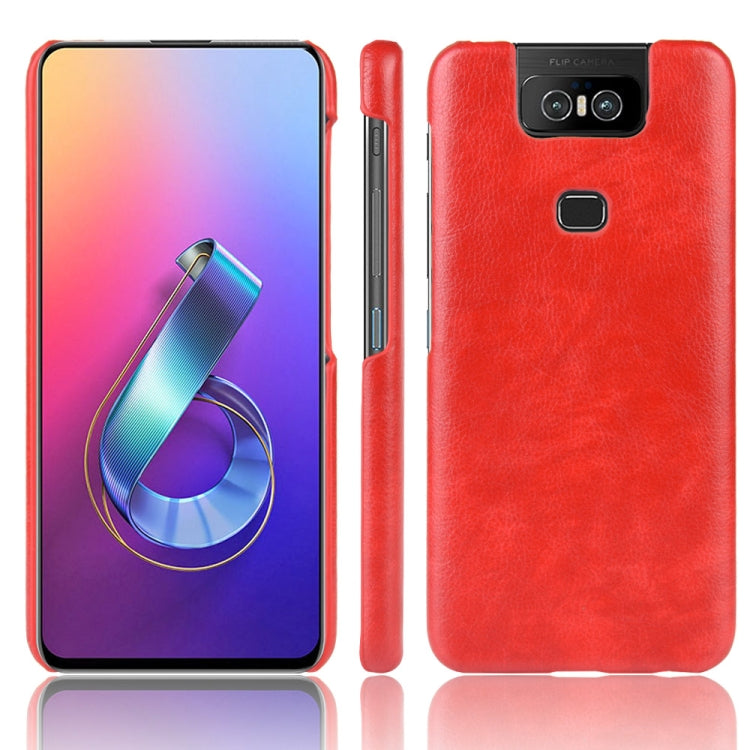 Shockproof Litchi Texture PC + PU Case for Asus Zenfone 6/6Z ZS630KL