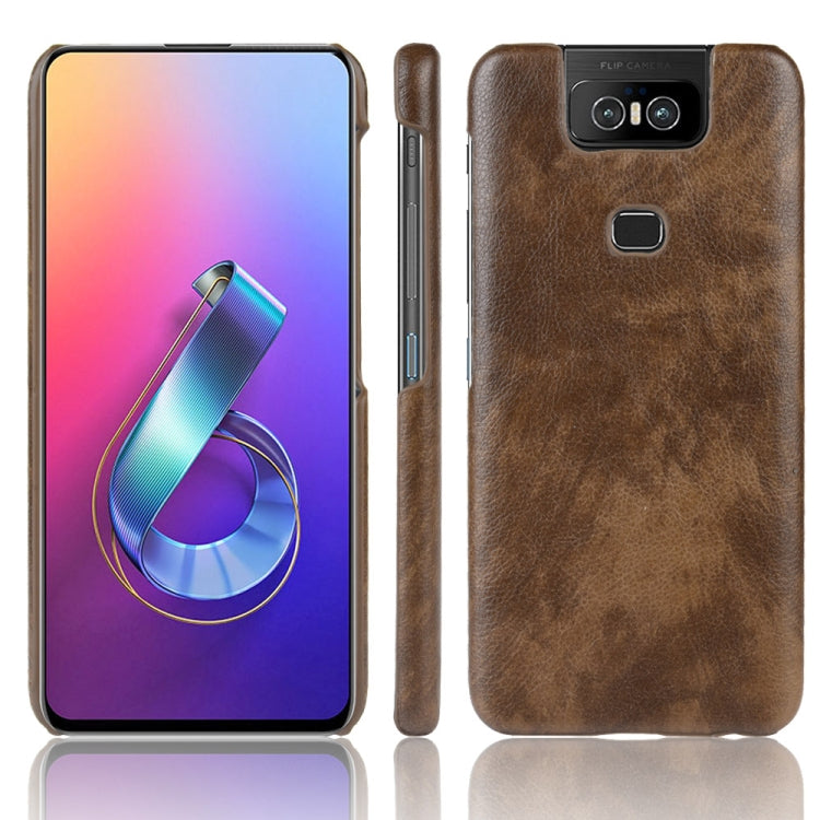 Shockproof Litchi Texture PC + PU Case for Asus Zenfone 6/6Z ZS630KL