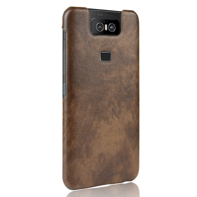 Shockproof Litchi Texture PC + PU Case for Asus Zenfone 6/6Z ZS630KL