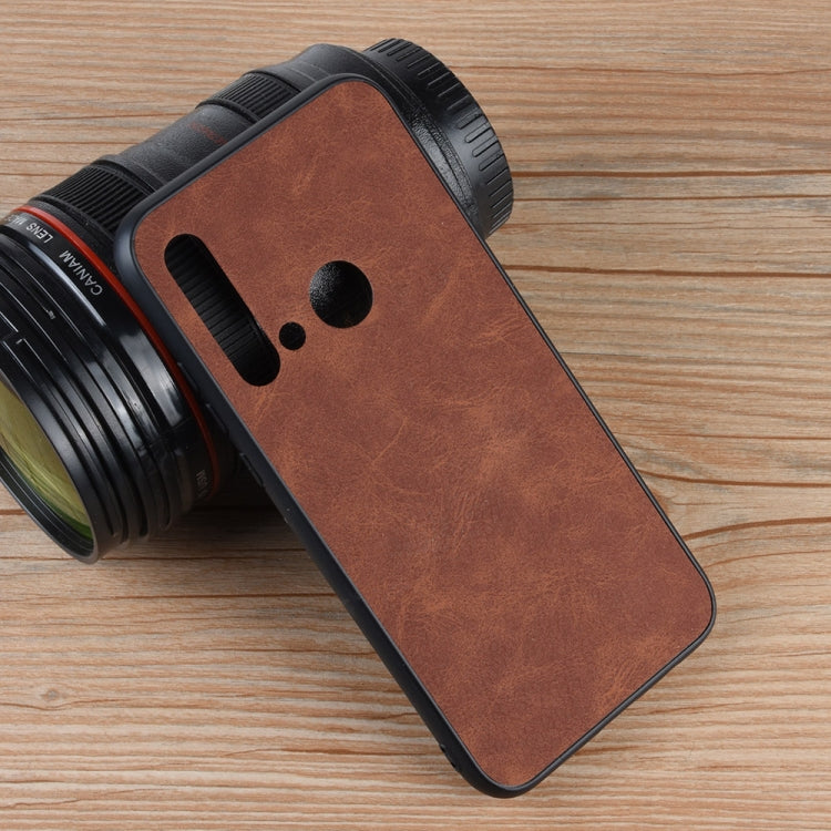 Shockproof Sheep Skin PC + PU + TPU Case For Huawei nova 5 i / P20 Lite 2019