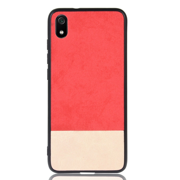 Shockproof Color Matching Denim PC + PU + TPU Protective Case for Xiaomi Redmi 7A
