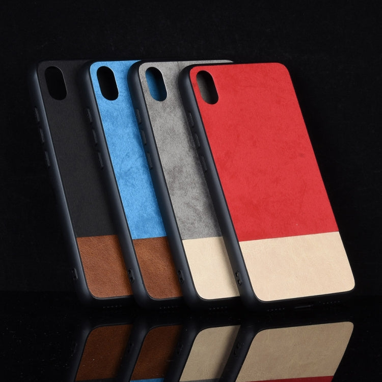 Shockproof Color Matching Denim PC + PU + TPU Protective Case for Xiaomi Redmi 7A