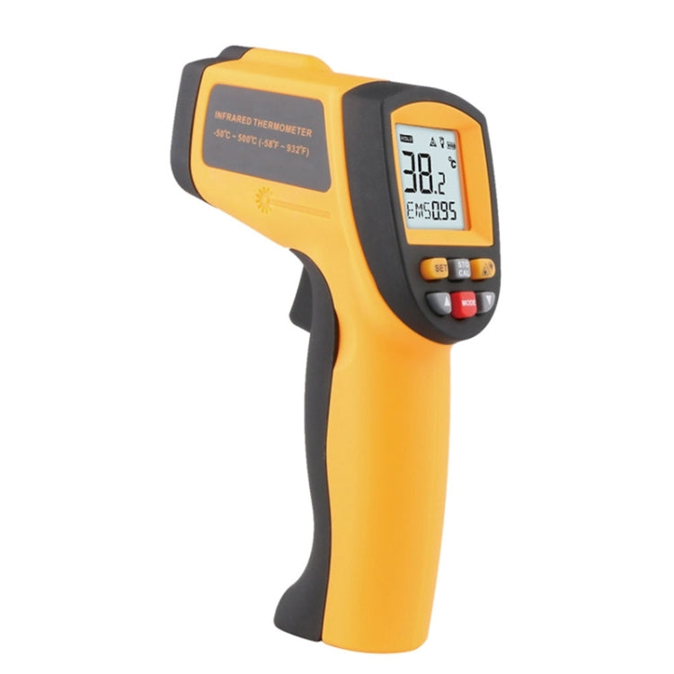 GM500 Durable / Non-contact Infrared Thermometer Measuring Temperature And Humidity, Auto Power Off, LCD Backlight Display