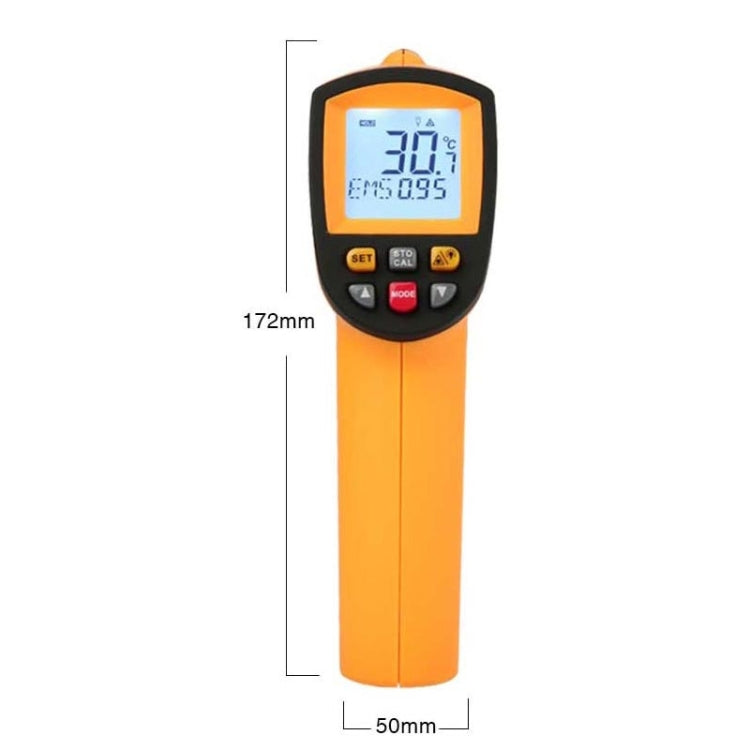 GM500 Durable / Non-contact Infrared Thermometer Measuring Temperature And Humidity, Auto Power Off, LCD Backlight Display