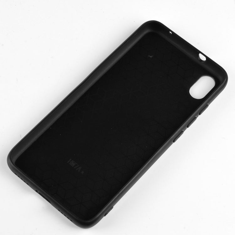 Shockproof Sheep Skin PC + PU + TPU Case for Xiaomi Redmi 7A(Black)