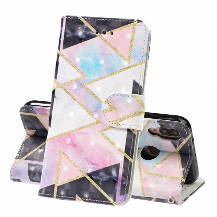 3D Visual Painting Left And Right Open Leather Case for Huawei P20 lite & Nova 3e &P9 lite 2018 , With Bracket & Card Slot & Wallet & Bracelet