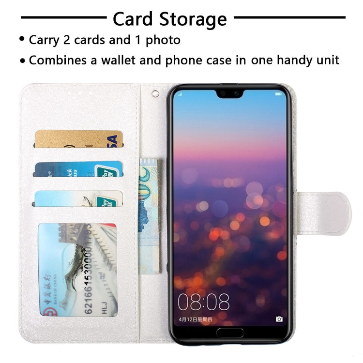 3D Visual Painting Left And Right Open Leather Case for Huawei P20 Pro& P20 Plus , With Bracket & Card Slot & Wallet & Bracelet