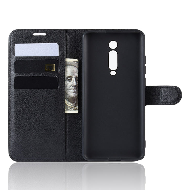 Litchi Texture Horizontal Flip Leather Case for Xiaomi Redmi K20 / K20 Pro / Mi 9T / Mi 9T Pro, with Wallet & Holder & Card Slots