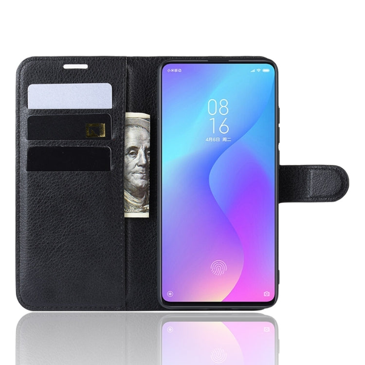 Litchi Texture Horizontal Flip Leather Case for Xiaomi Redmi K20 / K20 Pro / Mi 9T / Mi 9T Pro, with Wallet & Holder & Card Slots