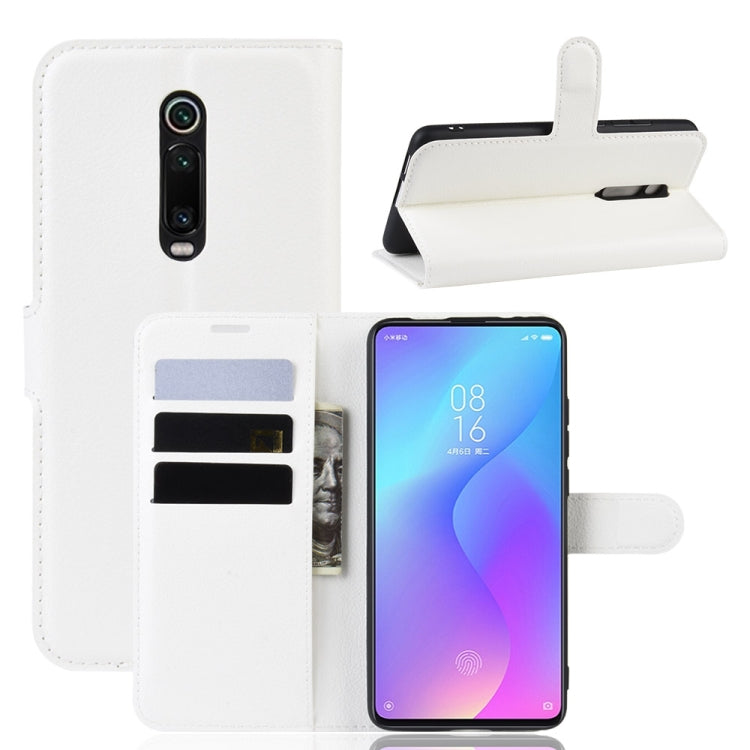Litchi Texture Horizontal Flip Leather Case for Xiaomi Redmi K20 / K20 Pro / Mi 9T / Mi 9T Pro, with Wallet & Holder & Card Slots