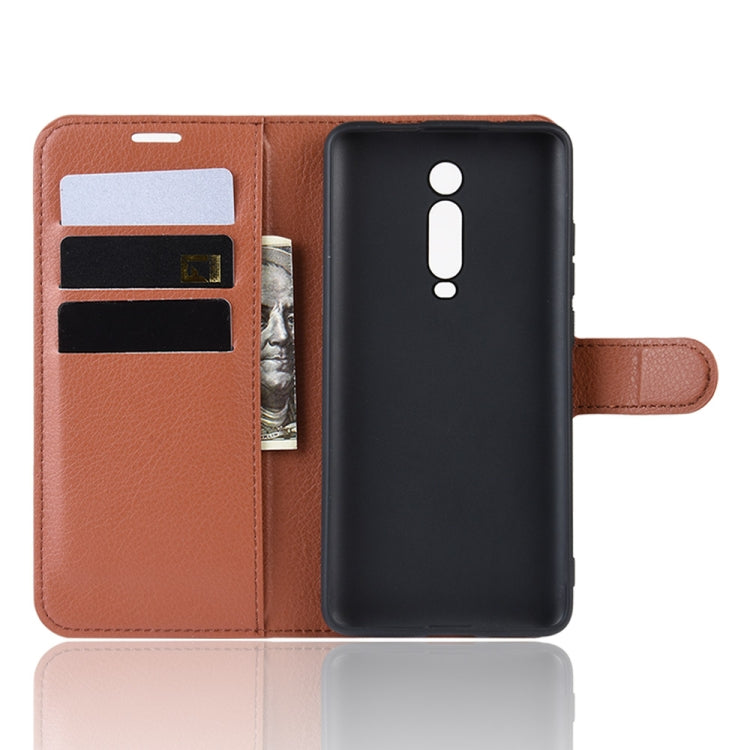 Litchi Texture Horizontal Flip Leather Case for Xiaomi Redmi K20 / K20 Pro / Mi 9T / Mi 9T Pro, with Wallet & Holder & Card Slots