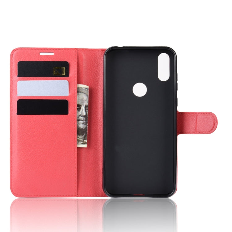 Litchi Texture Horizontal Flip Leather Case for DOOGEE Y8, with Wallet & Holder & Card Slots