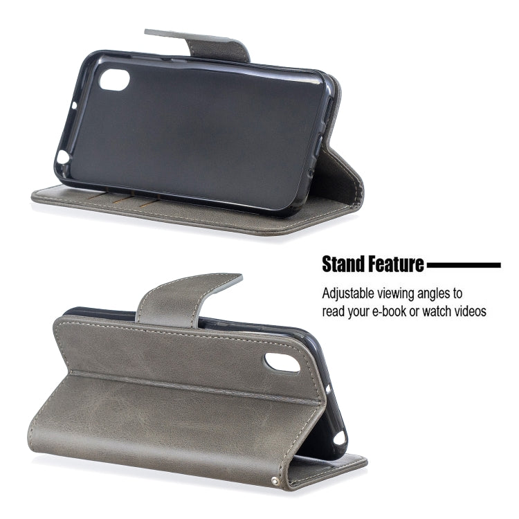 Retro Lambskin Texture Pure Color Horizontal Flip PU Leather Case for Huawei Y5 2019 & Honor 8s, with Holder & Card Slots & Wallet & Lanyard