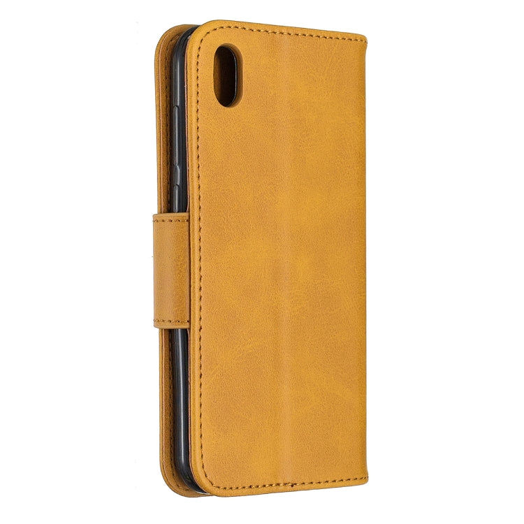 Retro Lambskin Texture Pure Color Horizontal Flip PU Leather Case for Huawei Y5 2019 & Honor 8s, with Holder & Card Slots & Wallet & Lanyard