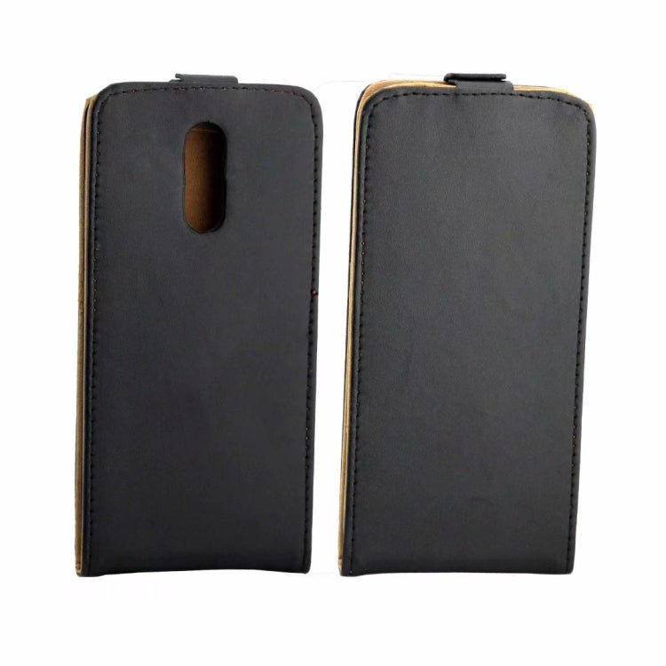 Business Style Vertical Flip TPU Leather Case with Card Slot for Nokia 3.2(black)