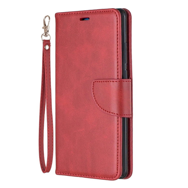 Retro Lambskin Texture Pure Color Horizontal Flip PU Leather Case for Huawei P30 Pro, with Holder & Card Slots & Wallet & Lanyard