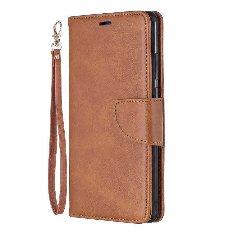 Retro Lambskin Texture Pure Color Horizontal Flip PU Leather Case for Huawei P30 Pro, with Holder & Card Slots & Wallet & Lanyard