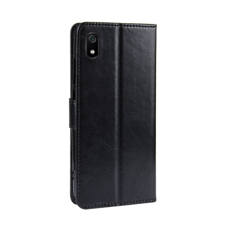 Retro Crazy Horse Texture Horizontal Flip Leather Case for Xiaomi Redmi 7A , with Holder & Card Slots & Photo Frame