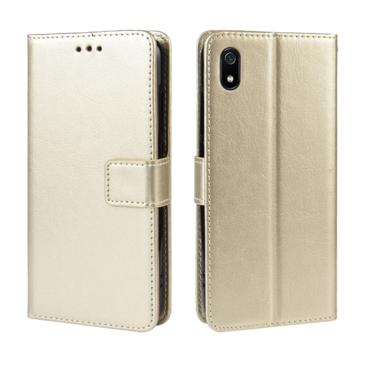 Retro Crazy Horse Texture Horizontal Flip Leather Case for Xiaomi Redmi 7A , with Holder & Card Slots & Photo Frame