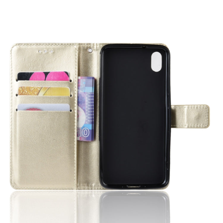 Retro Crazy Horse Texture Horizontal Flip Leather Case for Xiaomi Redmi 7A , with Holder & Card Slots & Photo Frame