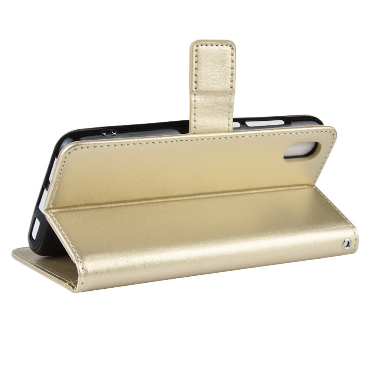 Retro Crazy Horse Texture Horizontal Flip Leather Case for Xiaomi Redmi 7A , with Holder & Card Slots & Photo Frame