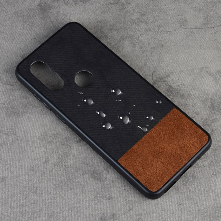 Shockproof Color Matching Denim PC + PU + TPU Protective Case for Motorola One Vision