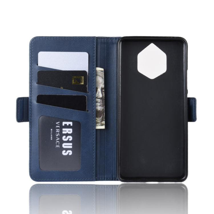 Double Buckle Wallet Stand Leather Cell Phone Case for Nokia 9 PureView,with Wallet & Holder & Card Slots