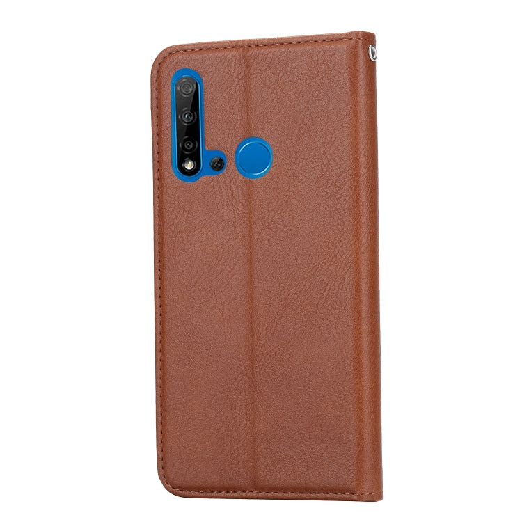Knead Skin Texture Horizontal Flip Leather Case for Huawei P20 lite 2019, with Photo Frame & Holder & Card Slots & Wallet