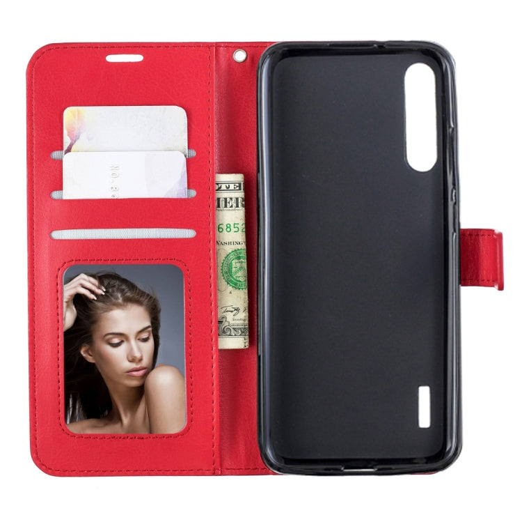 Crazy Horse Texture Horizontal Flip Leather Case with Holder & Card Slots & Wallet & Photo Frame For Xiaomi Mi A3